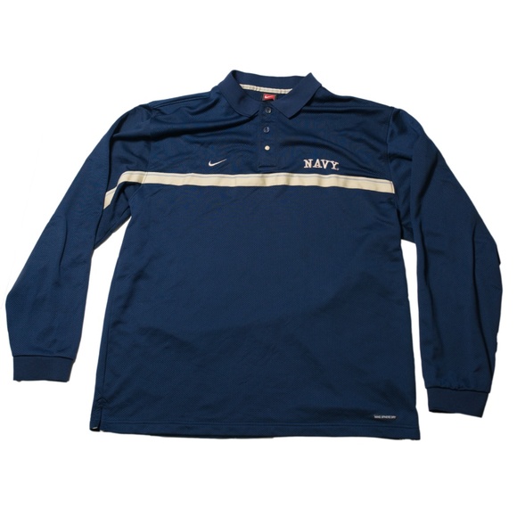 vintage nike long sleeve polo